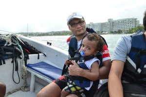 Passeio de lancha em San Andrés/Colômbia